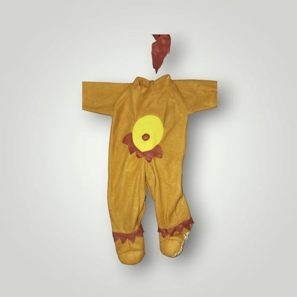 Monkey See Monkey Do  0-6 months costume Romper and Head Piece